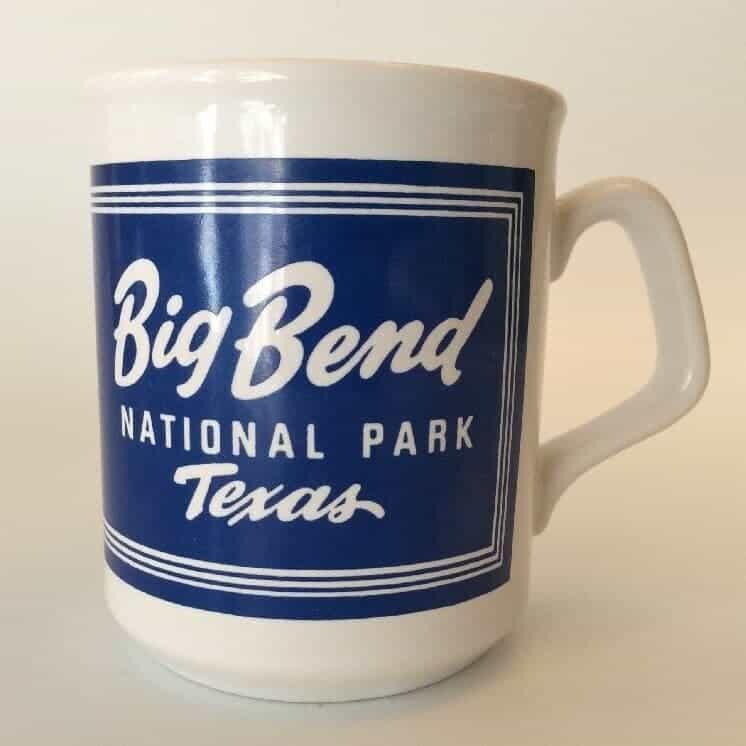 big bend national park mug to find at thrift store and resell on eBay