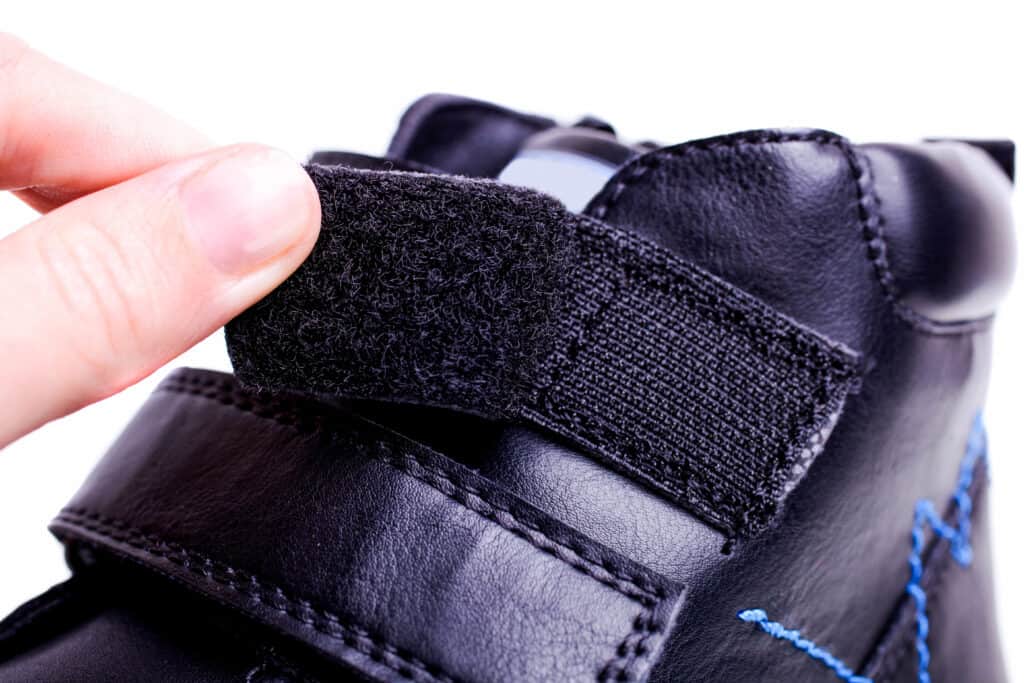 how to clean the velcro on shoes