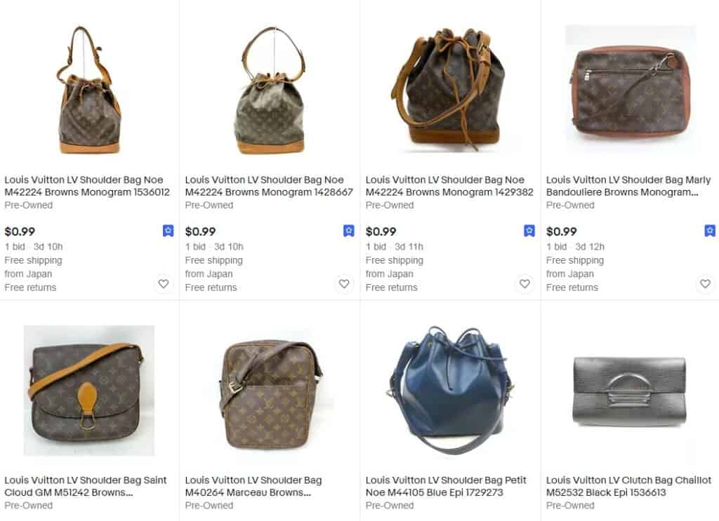 used louis vuitton bags for sale on eBay